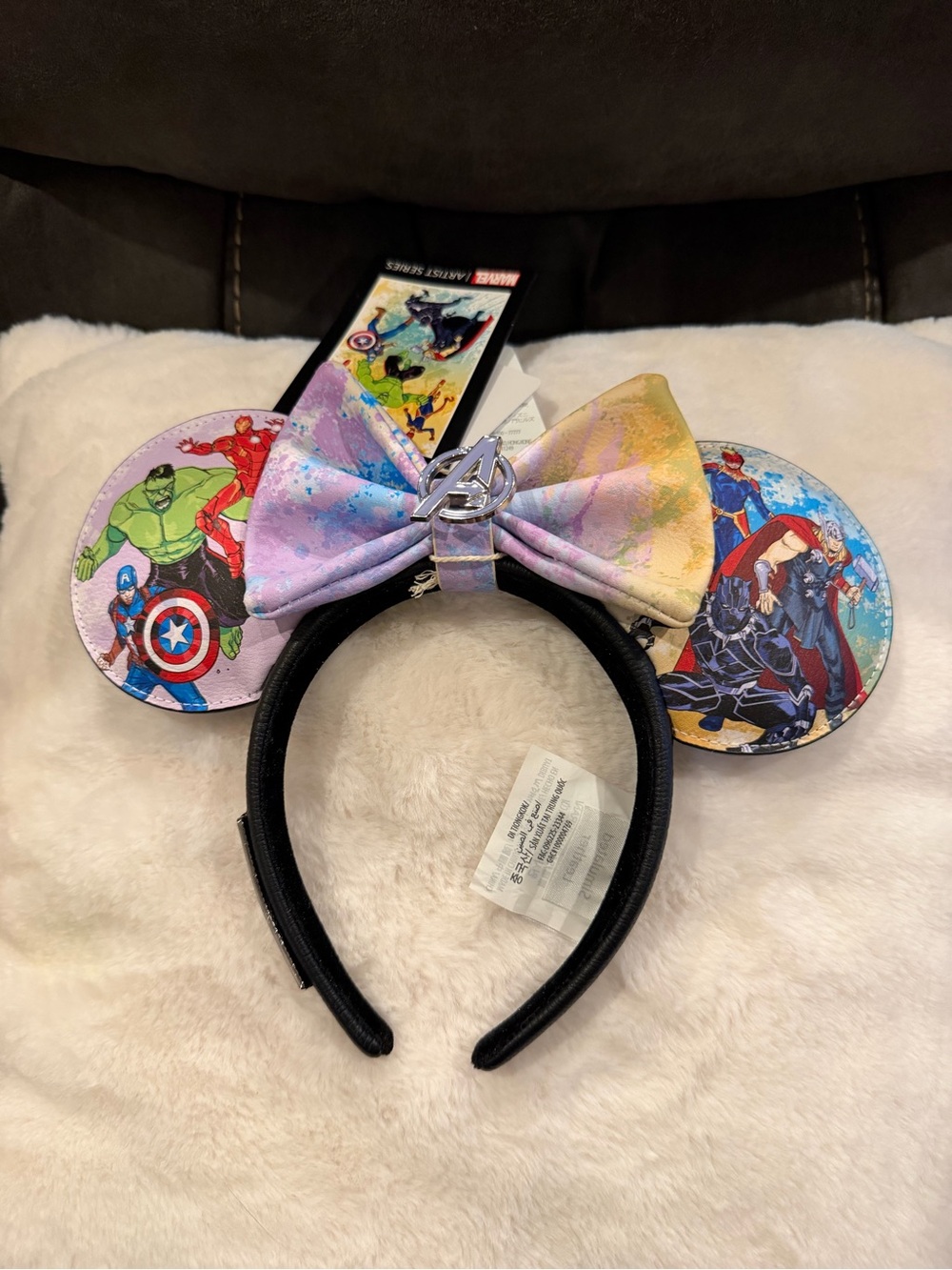 Loungefly Hardtag Avengers Ears with Removeable Bow